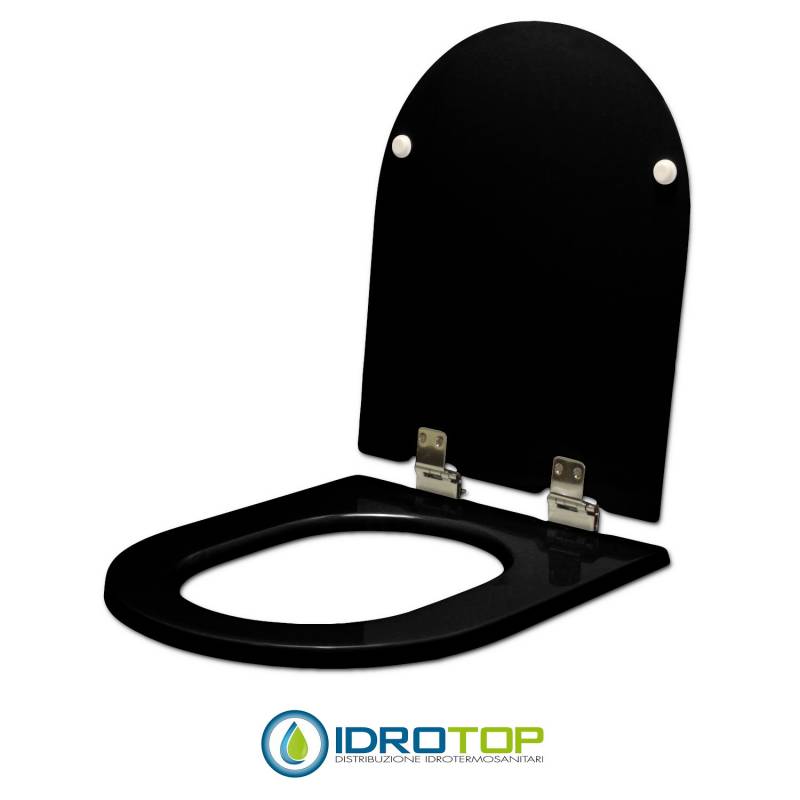 Copriwater Keramag  COURREGE SOSP. NERO  Sedile Wc Coprivaso Asse