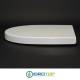 Copriwater per ESEDRA BULL come ORIGINALE TERMOINDURENTE BIANCO cerniera inox normale o rallentata soft close