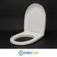 Copriwater per ESEDRA BULL come ORIGINALE TERMOINDURENTE BIANCO cerniera inox normale o rallentata soft close