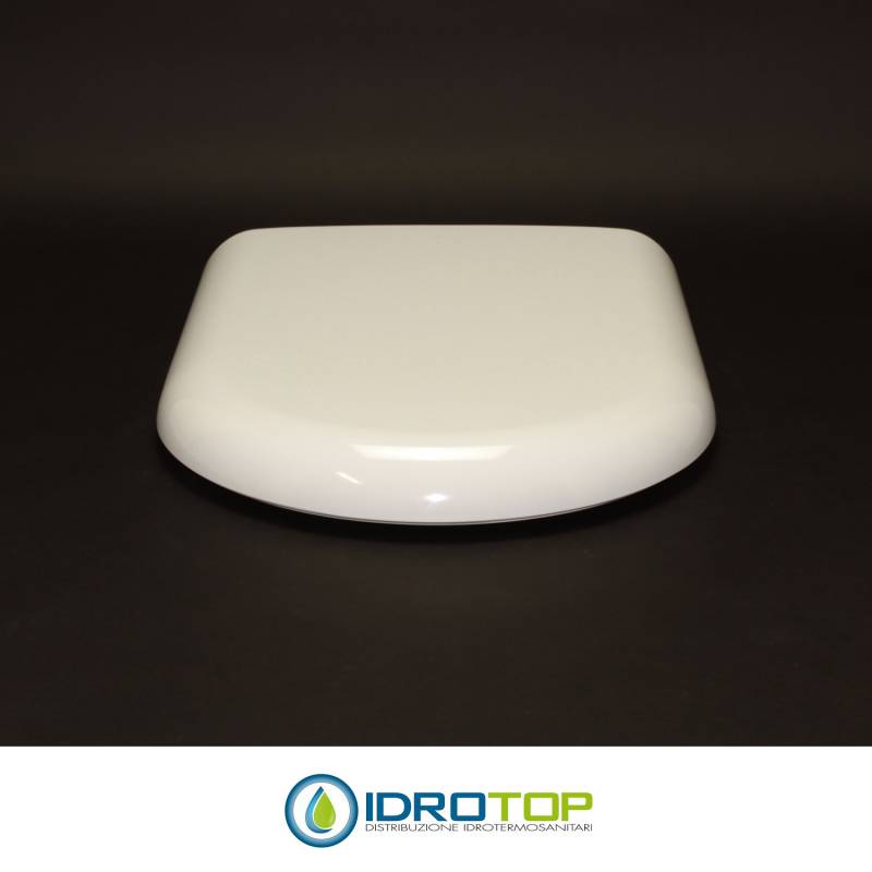 Copriwater per POZZI GINORI YDRA come ORIGINALE AVVOLGENTE TERMOINDURENTE BIANCO cerniera inox