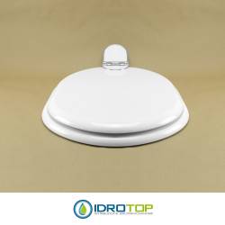 Copriwater SENZA CERNIERA sedile serie Absolute Lirika di Ideal Standard Bianco 