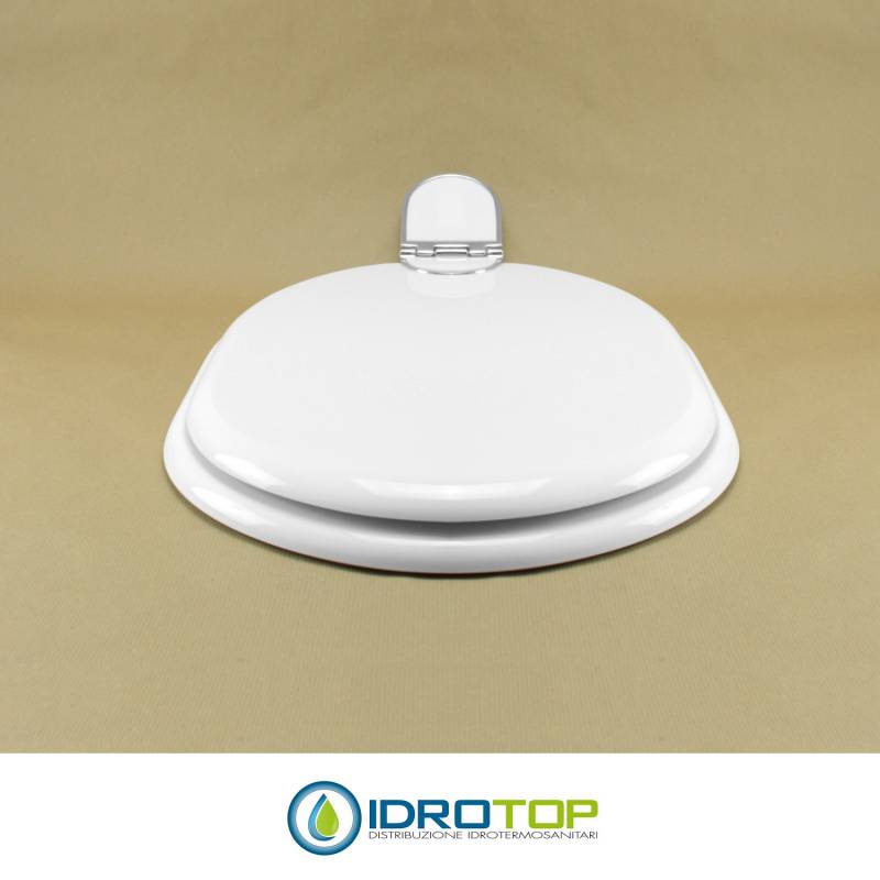 Copriwater SENZA CERNIERA sedile serie Absolute Lirika di Ideal Standard Bianco 