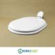 Copriwater SENZA CERNIERA sedile serie Absolute Lirika di Ideal Standard Bianco 