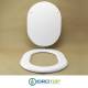 Copriwater SENZA CERNIERA sedile serie Absolute Lirika di Ideal Standard Bianco 