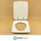 Copriwater Ideal Standard VELARA BIANCO I.S. CERNIERA A TUBETTO Cromo-Sedile-Asse Wc