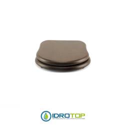 Copriwater per G.S.I OLD ANTEA Colore NOCE MASSELLO Cerniera cromo-Sedile-Asse Wc