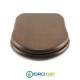 Copriwater per G.S.I OLD ANTEA Colore NOCE MASSELLO Cerniera cromo-Sedile-Asse Wc