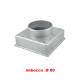 Bocchetta Aria cm20x20 regolabile Alluminio con Adattatore D.80 per Caminetti
