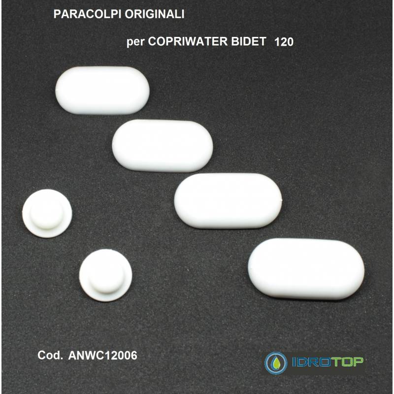 PARACOLPI DI RICAMBIO copriwater bidet x articolo 120 ORIGINALE