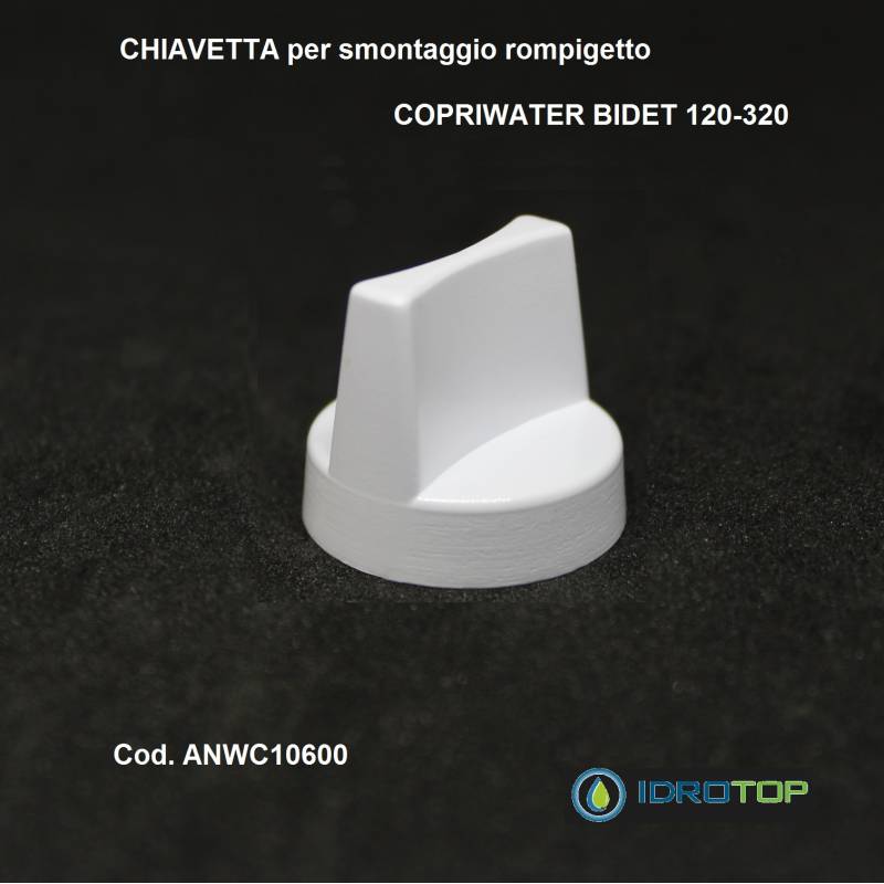 CHIAVETTA PER ROMPIGETTO DI RICAMBIO copriwater bidet x articolo 120-320 ORIGINALE
