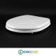 Copriwater per HIDRA SMARTY BIANCO CON DECORO Cerniera Cromo