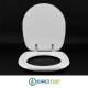 Copriwater per HIDRA SMARTY BIANCO CON DECORO Cerniera Cromo