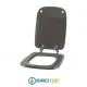 Copriwater Ideal Standard  CONCA CASTORO  Cerniera Cromo-Sedile-Asse Wc