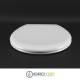 Copriwater Hatria ERIKA PRO ORIGINALE BIANCO cerniera inox normale o rallentata soft close Sedile-Asse Wc