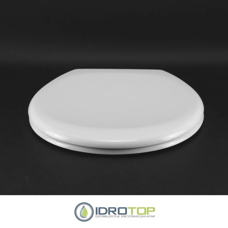 Copriwater Hatria ERIKA PRO ORIGINALE BIANCO cerniera inox normale o rallentata soft close Sedile-Asse Wc