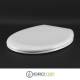 Copriwater Hatria ERIKA PRO ORIGINALE BIANCO cerniera inox normale o rallentata soft close Sedile-Asse Wc