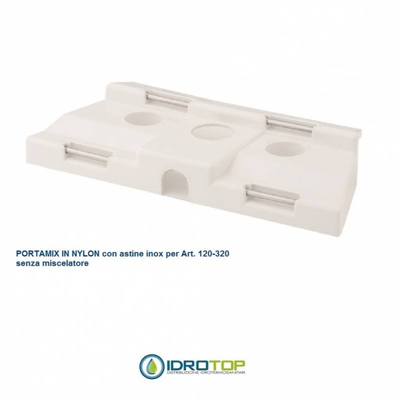 PORTA MIX Ricambio SENZA RUBINETTERIA Copriwater Bidet per articolo 120-320
