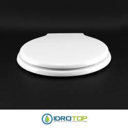 Copriwater Pozzi Ginori MONTEBIANCO BIANCO  Cerniera Cromo-Sedile-Asse Wc 