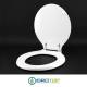 Copriwater Pozzi Ginori MONTEBIANCO BIANCO  Cerniera Cromo-Sedile-Asse Wc 