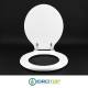 Copriwater Pozzi Ginori MONTEBIANCO BIANCO  Cerniera Rallentata Soft Close Cromo-Sedile-Asse Wc 