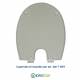 COPERCHIO DI RICAMBIO TERMOINDURENTE copriwater bidet x articolo 320 ORIGINALE