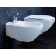Copriwater per FLAMINIA SPIN come ORIGINALE AVVOLGENTE TERMOINDURENTE BIANCO cerniera inox normale o rallentata soft close