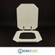 Copriwater 1930 OTTAGONALE Bianco Cerniera Rallentata Soft Close Cromo-Duravit