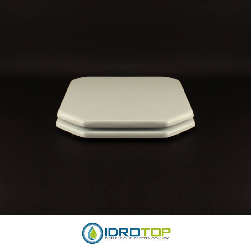 Copriwater 1930 OTTAGONALE Bianco Cerniera ORO-Duravit