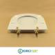 Copriwater Dolomite ALPINA-QUADRARCO BIANCO Cerniera Rallentata Soft Close Oro-Sedile-Asse Wc