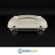 Copriwater Cesame  ARETUSA BIANCO Cerniera Rallentata Soft Close Cromo-Sedile-Asse Wc