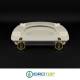 Copriwater Cesame  ARETUSA BIANCO Cerniera Rallentata Soft Close Oro-Sedile-Asse Wc