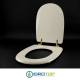 Copriwater Cesame  ARETUSA BIANCO Cerniera Rallentata Soft Close Oro-Sedile-Asse Wc