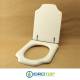 Copriwater Globo  CANOVA BIANCO  Cerniera Cromo-Sedile-Asse