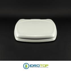 Copriwater per GEBERIT ALLIA CHEVERNY BIANCO cerniera cromo normale o rallentata soft close