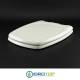 Copriwater per GEBERIT ALLIA CHEVERNY BIANCO cerniera cromo normale o rallentata soft close