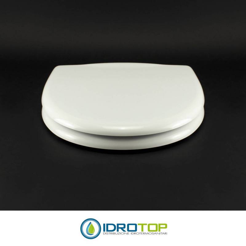 Copriwater per GEBERIT SPHINX ANTIBES BIANCO cerniera cromo normale o rallentata soft close