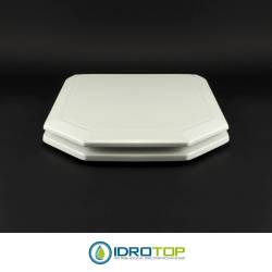 Copriwater per GEBERIT SPHINX MYCENE 15 BIANCO cerniera cromo normale o rallentata soft close