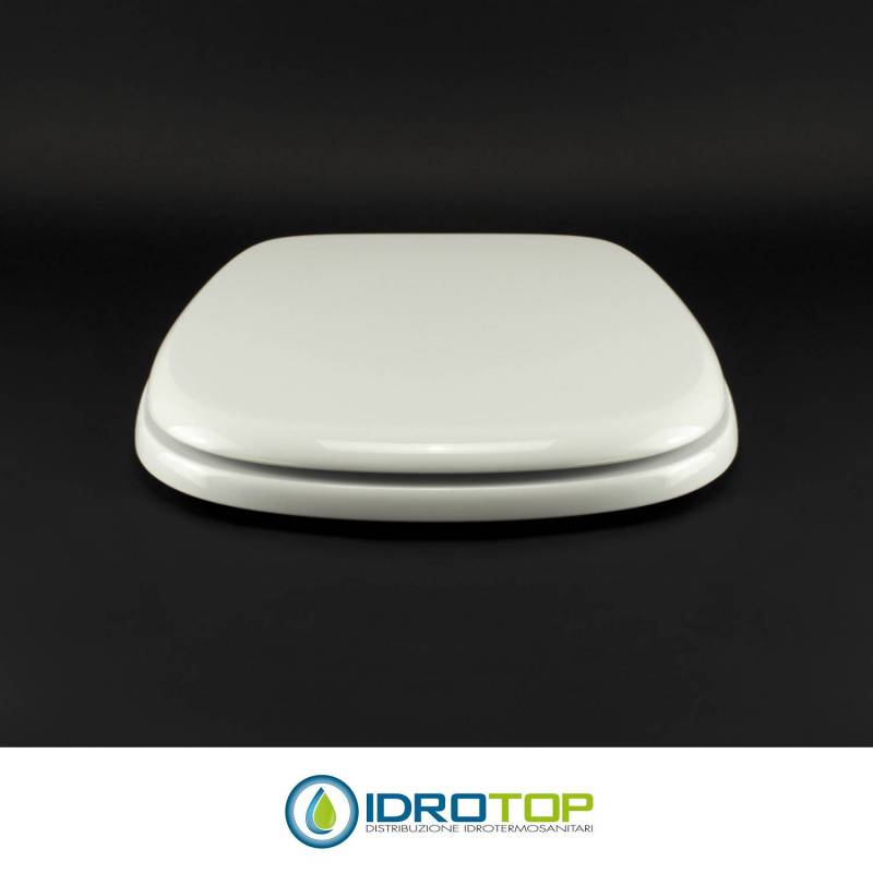 Copriwater per LAUFEN DURAVIT ARREDA AROLLA BIANCO cerniera cromo normale o rallentata soft close