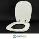 Copriwater per LAUFEN DURAVIT ARREDA AROLLA BIANCO cerniera cromo normale o rallentata soft close