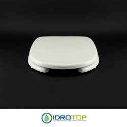 Copriwater DISABILI per 2° VERSIONE FALERII BIANCO cerniera cromo normale o rallentata soft close