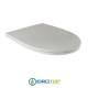 Copriwater per ESEDRA BULL SLIM come ORIGINALE TERMOINDURENTE BIANCO cerniera inox normale o rallentata soft close