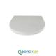 Copriwater per ESEDRA BULL SLIM come ORIGINALE TERMOINDURENTE BIANCO cerniera inox normale o rallentata soft close