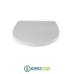 Copriwater per ESEDRA BULL SLIM come ORIGINALE TERMOINDURENTE BIANCO cerniera inox normale o rallentata soft close