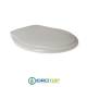 Copriwater per POZZI GINORI COLIBRI’ come ORIGINALE TERMOINDURENTE BIANCO cerniera inox
