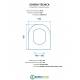 Scheda tecnica copriwater per VAVID TEBE AVVOLGENTE TERMOINDURENTE BIANCO