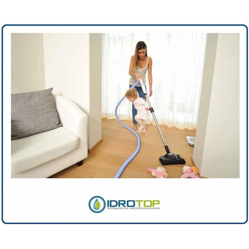 Impianto 60mq Aspirapolvere Centralizzato completo di accessori per l'installazione GDA