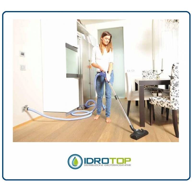 Impianto 90mq Aspirapolvere Centralizzato completo di accessori per l'installazione GDA
