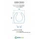 Scheda tecnica copriwater per IDEAL STANDARD ELLISSE DISABILE  TERMOINDURENTE BIANCO