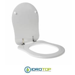 Copriwater per DOLOMITE ANTALIA cerniera inox con chiusura normale o rallentata soft close