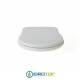 Copriwater per DOLOMITE ANTALIA cerniera inox con chiusura normale o rallentata soft close